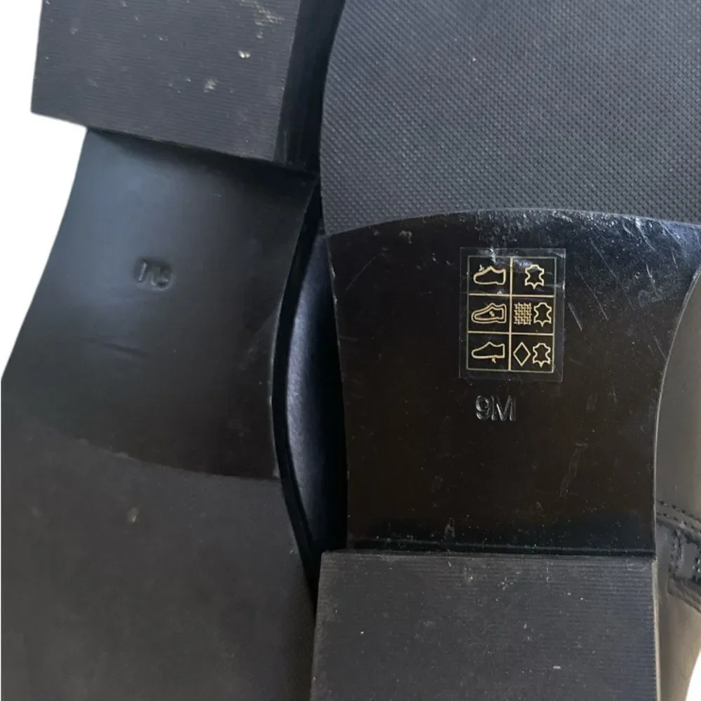 TORY BURCH Thora Black Patent Leather Boots